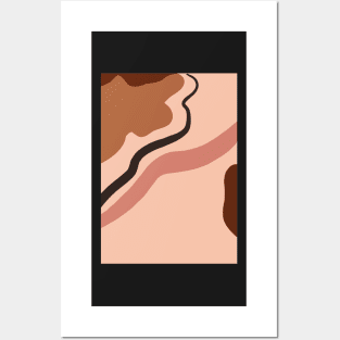 Abstract Earth Tones 7 Posters and Art